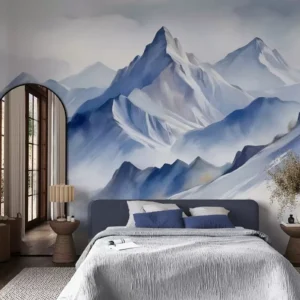 Cime Nebbiose Acquerello