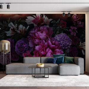 Carta da parati Bouquet di magnifiche peonie