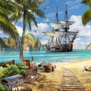 Carta da parati Baia dei pirati