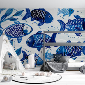 Carta da parati Pesce blu