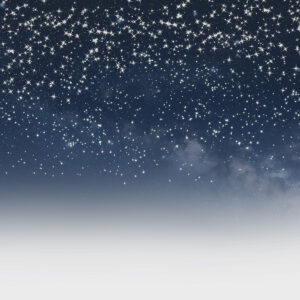 Carta da parati Cielo notturno stellato, sfumatura morbida, cosmico, costellazioni