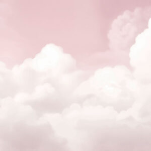 Carta da parati Cielo e nuvole rosa