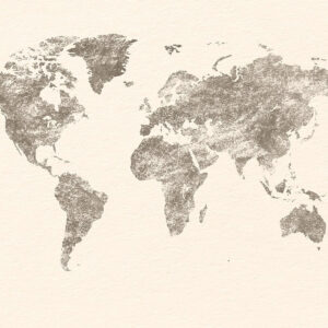 Carta da parati Mappa del mondo con texture