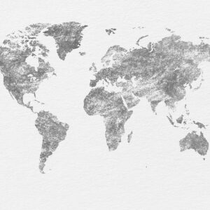 Carta da parati Mappa del mondo con texture