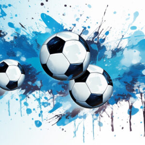 Carta da parati Palloni da calcio