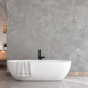 Carta da parati Texture grigio perla chiaro con morbide sfumature nuvolose