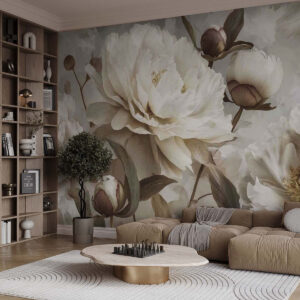 Carta da parati Peonie grandi